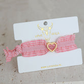 Armband heart ruffle